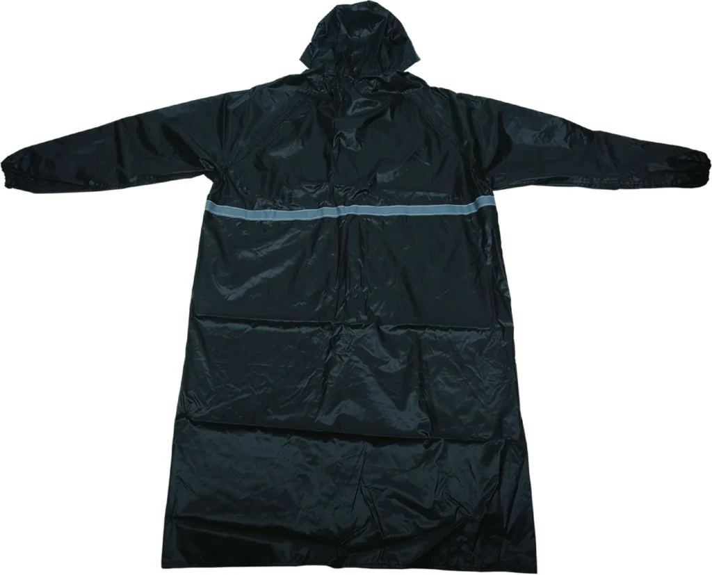 DN438 Long Rain Coat (Double-Sided Reflective) customer-supplied product photograph