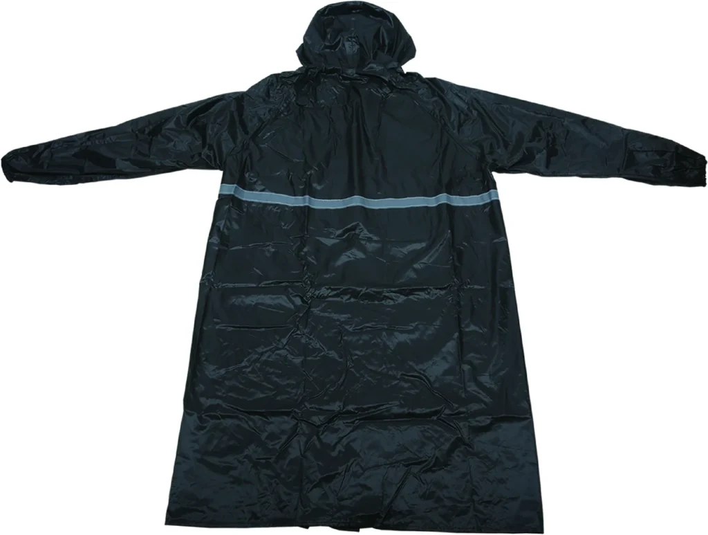 DN593 Long Rain Coat (Double-Sided Reflective) customer-supplied product photograph