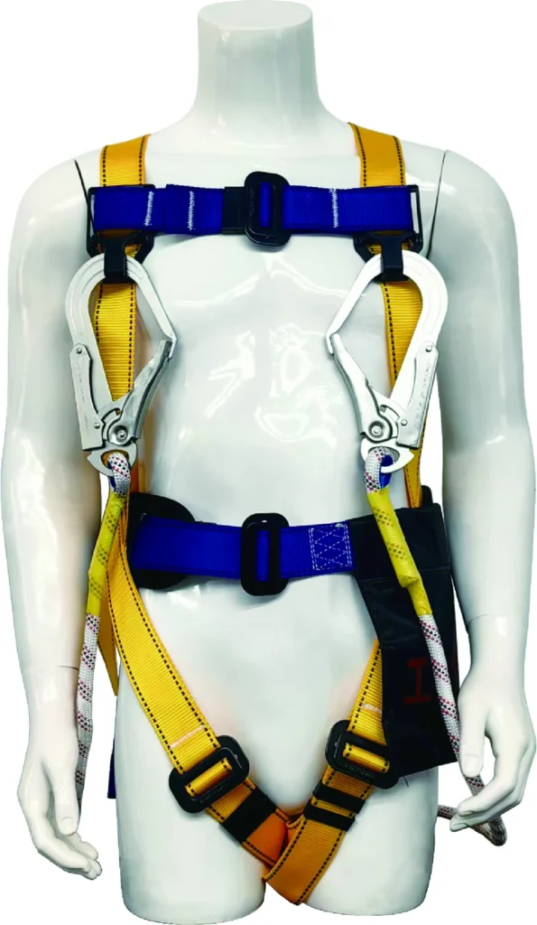 Electroplated Black Hardware European Style Harness with Lanyard