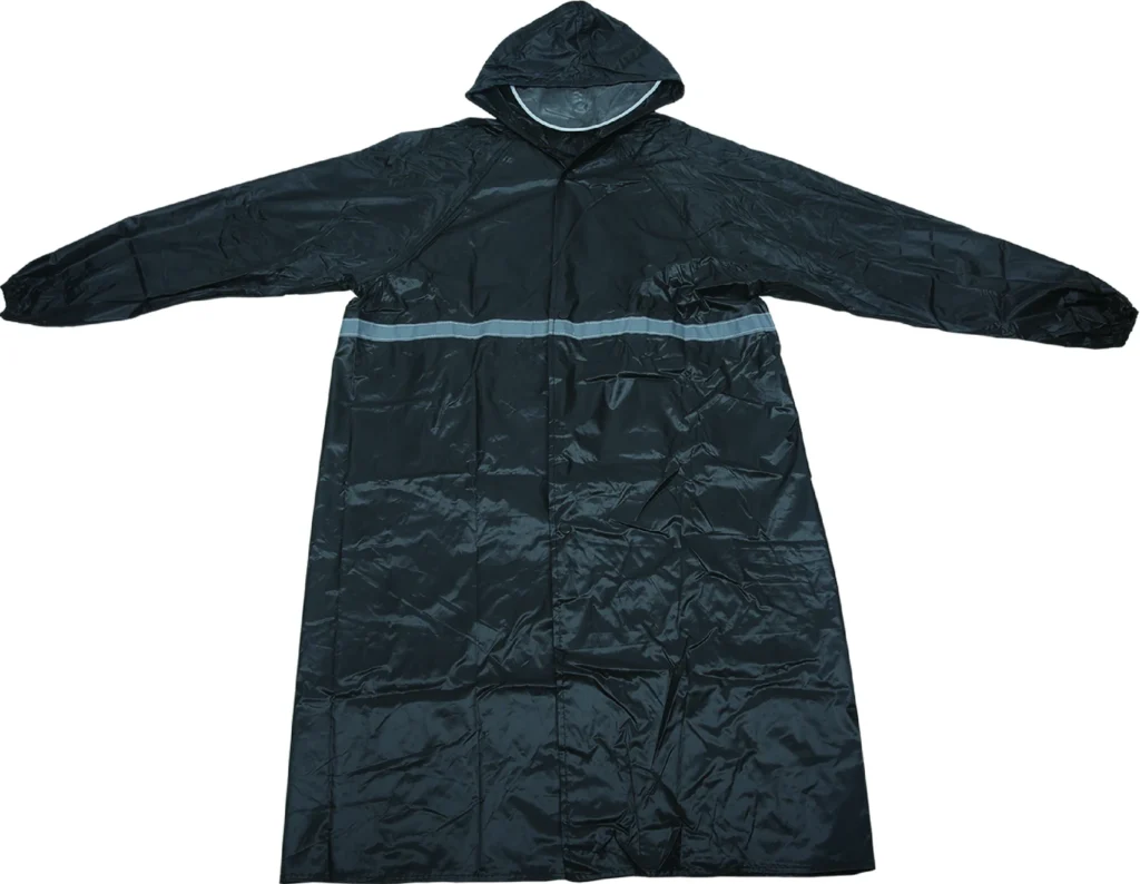 DN593 Long Rain Coat (Double-Sided Reflective)