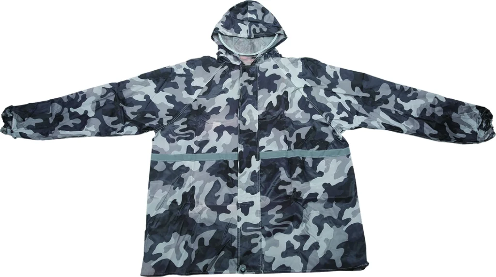 DN CAMO 823 Rain Suit (Double-Sided Reflective)