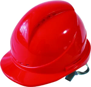 European Style Ventilated-HDPE Safety Helmet customer-supplied product photograph