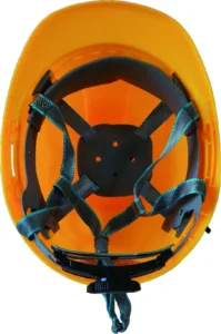 European Style Ventilated-HDPE Safety Helmet customer-supplied product photograph