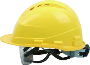 Safety Helmet with Visor customer-supplied product photograph