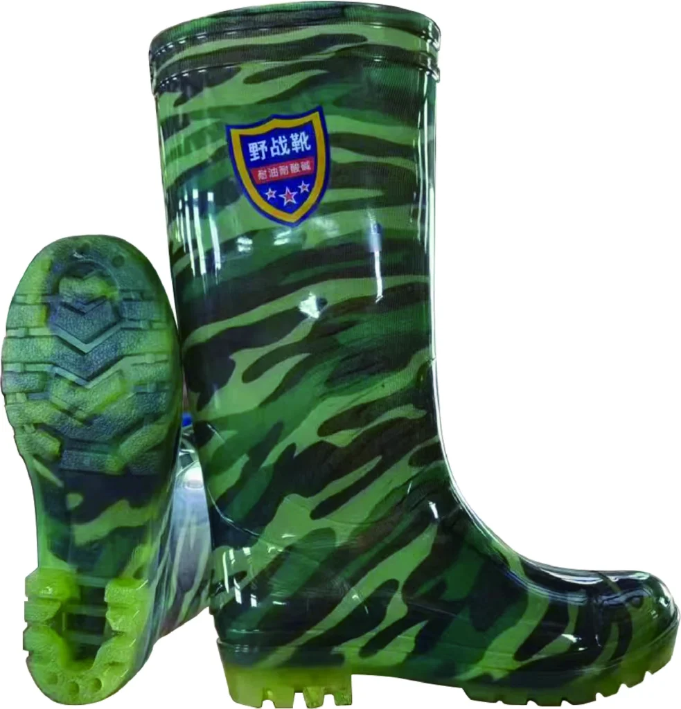 Camouflage Men’s High-Calf Rain Boots