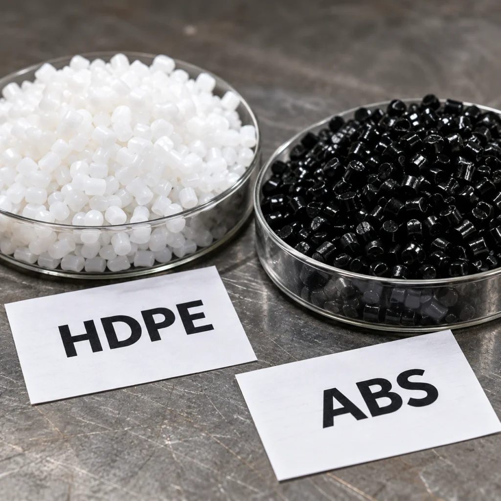 HDPE and ABS: start with the specification